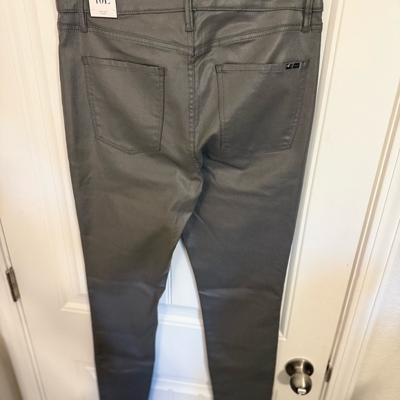 White House Black Market Gray Skinny Jeans with Smooth Denim Finish - Picture 6 of 12